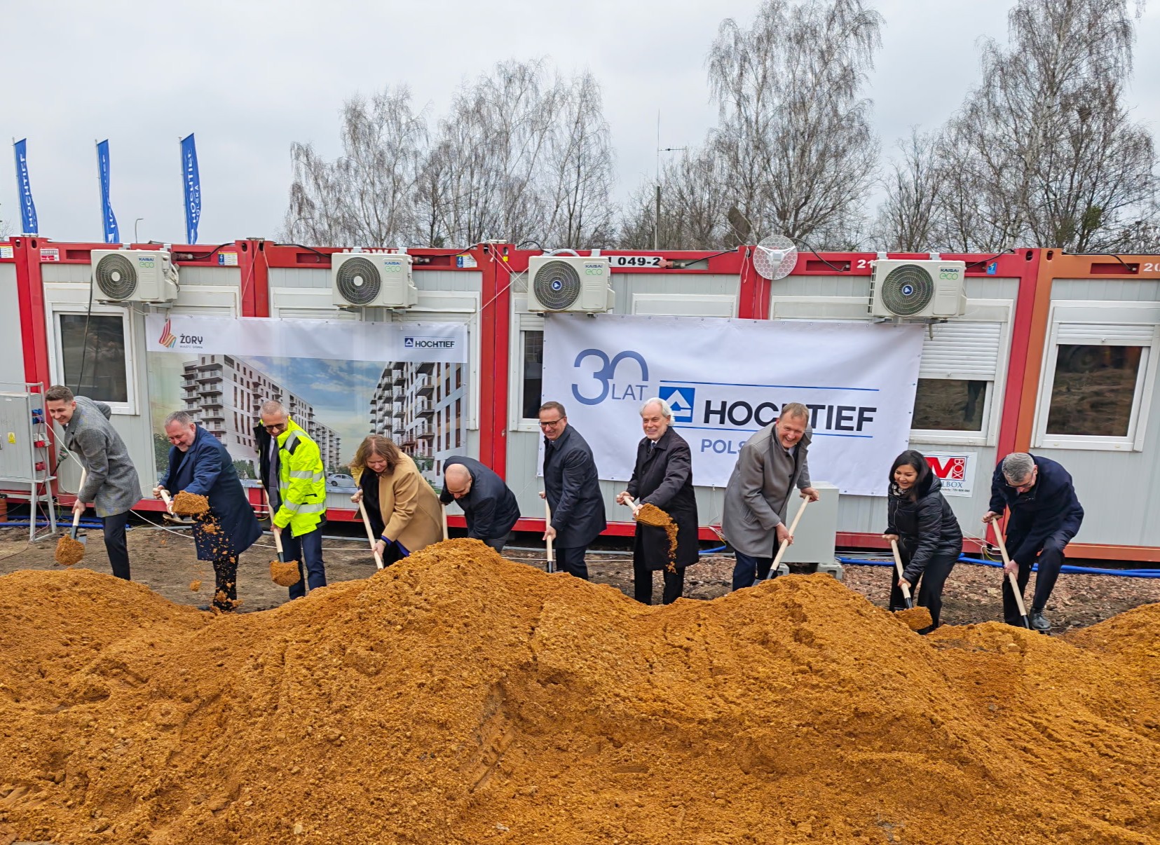 Groundbreaking in Żory: new housing estate with 405 municipal apartments to be built